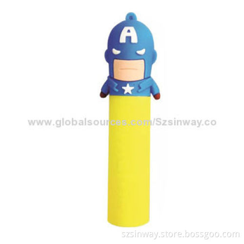2,200mAh 18650 Cell Fashionable Carton Power Bank for Smart Phone